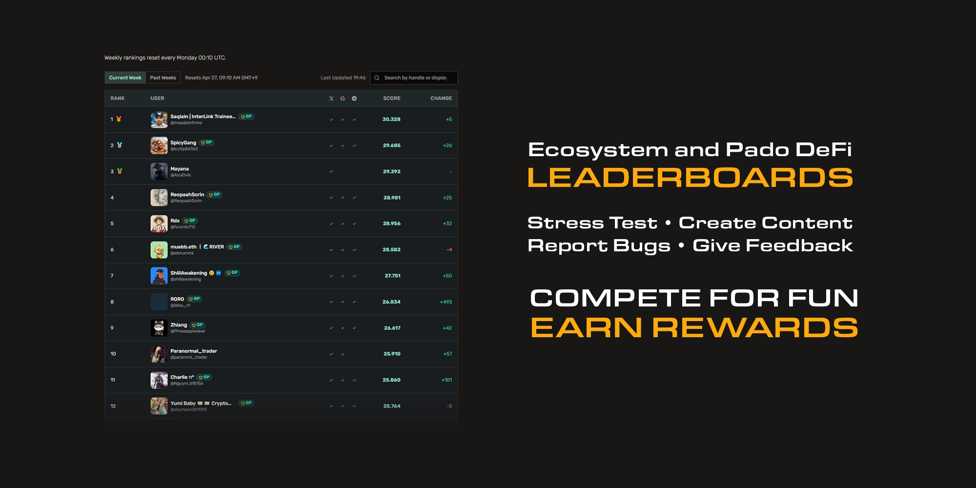 Nasun DeFi and Ecosystem Leaderboards Launch Today